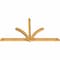 Ekena Millwork Redmond Rough Sawn Timber Gable Bracket, Western Red Cedar, 108"W x 58"H x 4"D x 4"F, 13/12 Pitch GBW108X58X0404RED00RWR - alternate 3